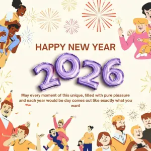 Happy New Year 2026 Wishes For Facebook ^ May every moment of this unique filled with pure pleasure and each year would be day comes out like exactly what you want